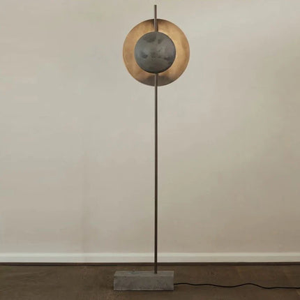 Lampadaire en marbre naturel au design minimaliste moderne pour intérieur élégant — LZ4X9P2Q