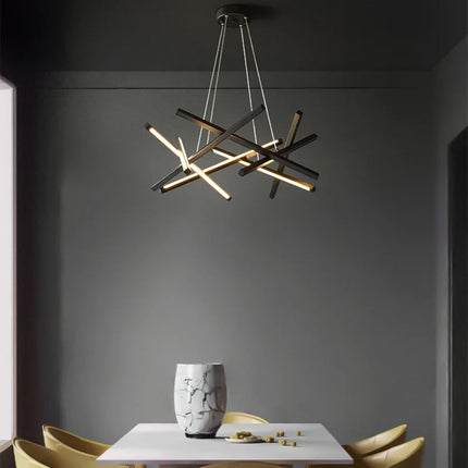 Suspension LED créative en métal style nordique branche — LZ4P9XQ