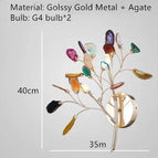 Ampoules de type E-2 / Agate bleue / Lumière froide