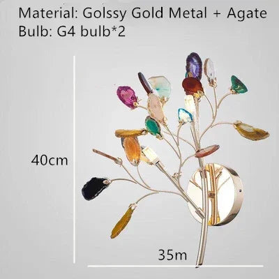 Lustre créatif en agate style postmoderne élégant — LZ4X9T2