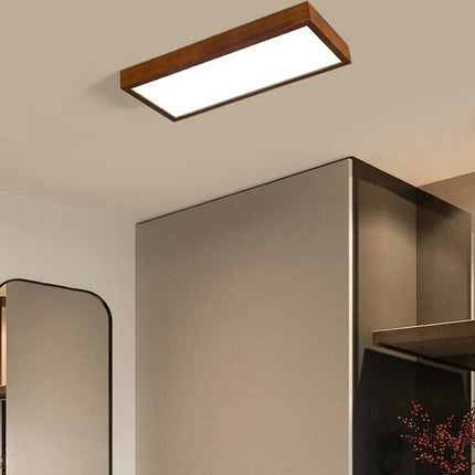 Lustre LED moderne en bois pour intérieur design — LZ4N7Q2