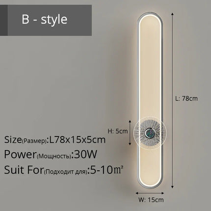 Applique murale moderne à grille pour protection des yeux — LZ4X9B2