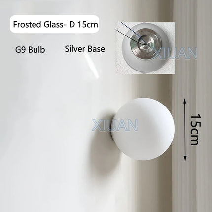 Applique murale moderne en verre pour décoration intérieure — LZ4X9T
