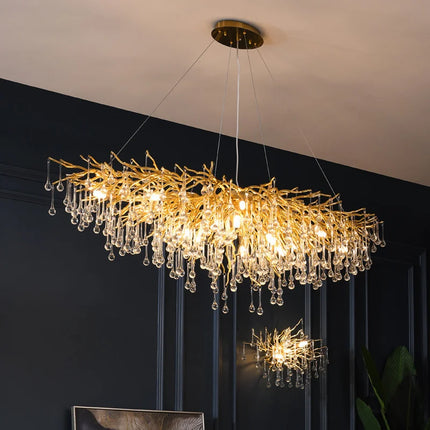 Lustre LED moderne en cristal pour intérieur — LZ4X9J