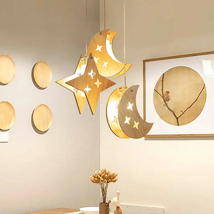 Suspension simple en rondins pour bar moderne — LZ4X9T
