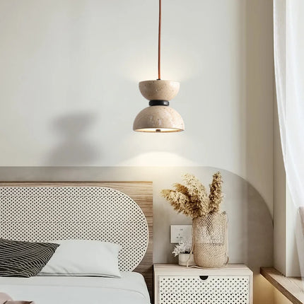 Suspension rétro en pierre naturelle pour décoration nordique — LZ4G7T9
