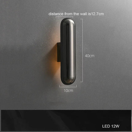 Applique murale LED vintage industrielle dimmable avec télécommande — LZ4X9J2
