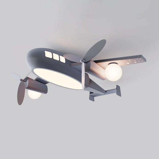 Plafonnier nordique moderne avec télécommande pour chambre d'enfant — LZ4X9J