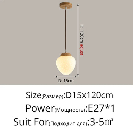 Lustre en bois simple au style français moderne pour enfants — LZ4J9XQ