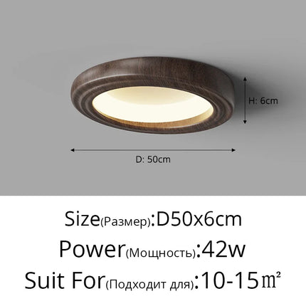 Plafonnier rond créatif au style nordique pour intérieur — LZ4N7Q2