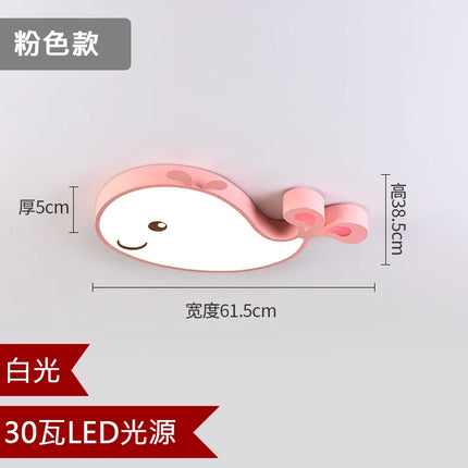 Plafonnier LED créatif en forme de baleine pour chambre d’enfant moderne — LZ4X9P2