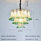 3 niveaux D60cm 6 lumières / Lumière chaude 3000K