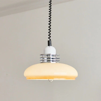 Lustre suspension en verre style antique français pour bar rétro — LZ4QJ7