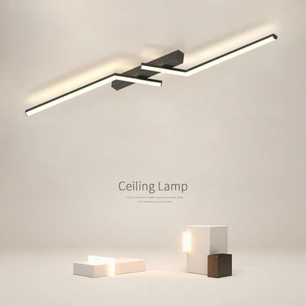 Plafonnier LED à lignes modernes pour salon et bureau — LZ4X9T1
