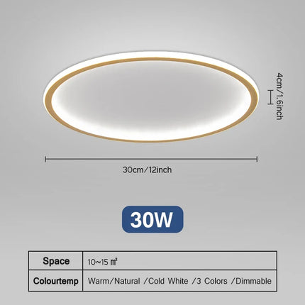 Plafonnier LED ultra mince design nuages pour pièces variées — LZ4X9Q2