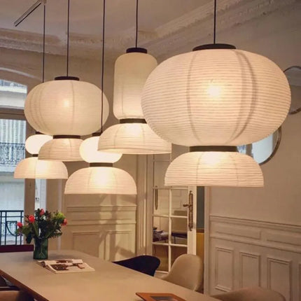Suspension en papier de riz au style danois pour intérieur — LZ4X9P2