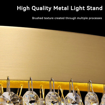 Plafonnier LED décoratif moderne en cristal pour intérieur — LZ4X9P