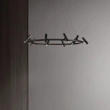 Lustre LED rotatif avec hauteur réglable minimaliste — LZ4X9T2