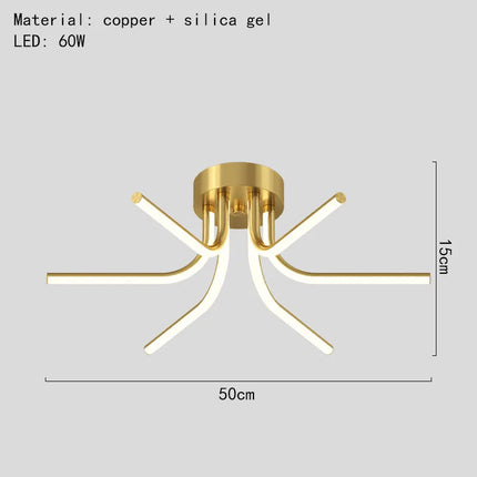 Lustre LED minimaliste pour éclairage intérieur polyvalent — LZ4X9B2