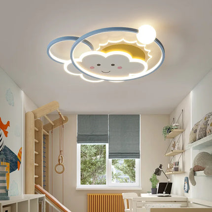 Plafonnier nuage moderne pour chambre d’enfant romantique et chaleureuse — LZ4X9P2