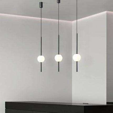 Suspension boule de verre simple pour salle à manger et bar — LZ4X9P