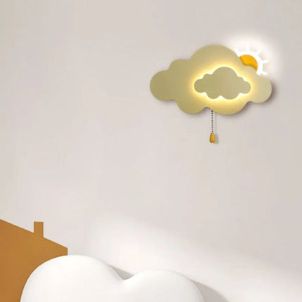 Applique murale nuage au design artistique pour intérieur — LZ4X9J2