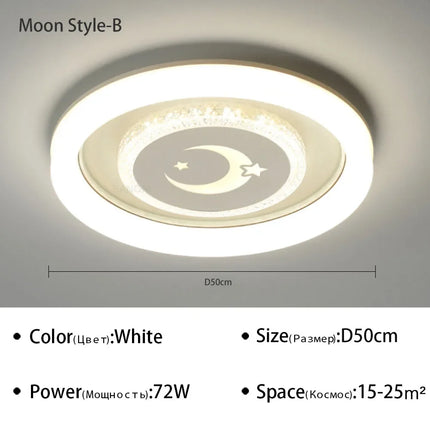 Plafonnier LED moderne pour décoration intérieure lumineuse et élégante — LZ4X9T2