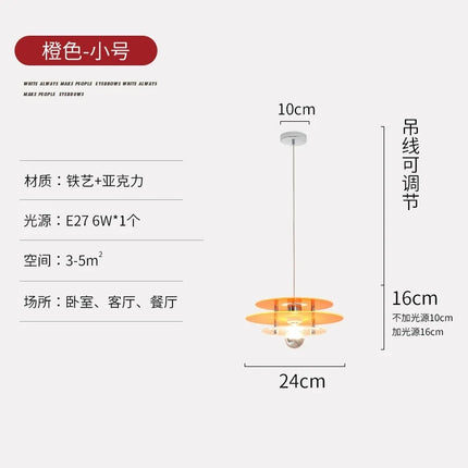 Suspension acrylique design OVNI style nordique pour intérieur — LZ4X9P