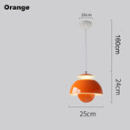 Orange / Blanc froid