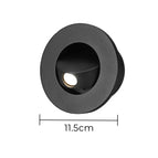 Rond Noir / Blanc chaud (2700-3500K)