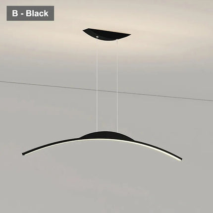 Lustre suspension nordique à ligne longue pour cuisine et bar îlot — LZ4X9Q2