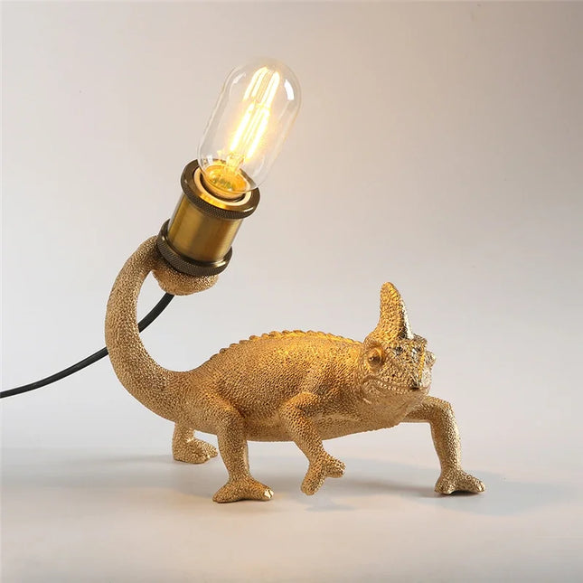Lampe de bureau décorative moderne en résine lézard pour enfants — LZ4X9TQ