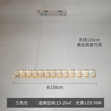 Suspension moderne en cristal pour éclairage élégant — LZ4X9P