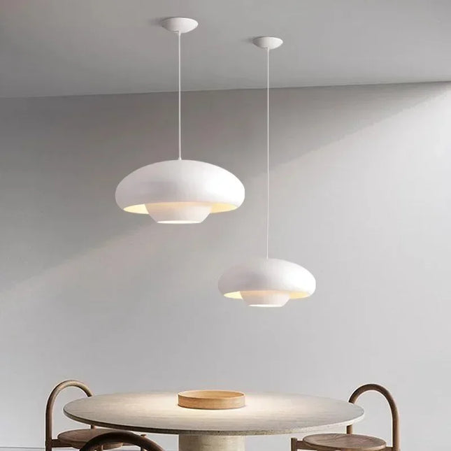 Suspension led nordique simple champignon suspendus