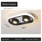 Noir-2 têtes 1 / Lumière blanche
