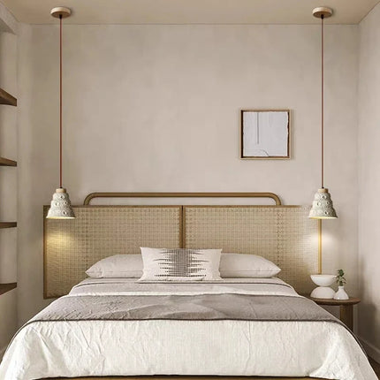 Lustre suspension en ciment micro-vent rustique pour bar et restaurant — LZ4X9T2