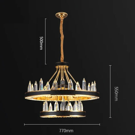 Suspension en cristal transparent pour décoration moderne — LZ4X9P