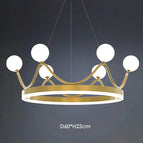 D60cm 6 lumières / Ampoules tricolores G9
