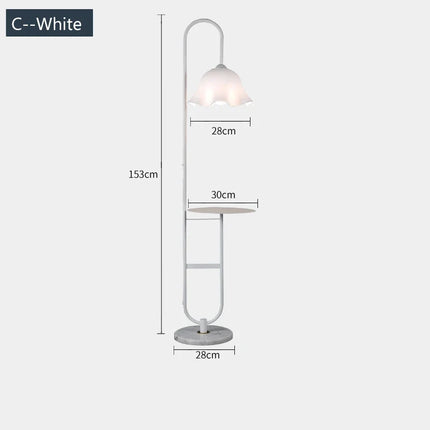 Lampadaire design en acrylique pour éclairage intérieur moderne — LZ4X9T