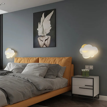Applique murale LED en acrylique forme nuage pour ambiance lumineuse — LZ4P9XQ