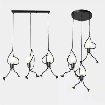 Suspension vintage dessin animé pour petit garçon — LZ4R9T1