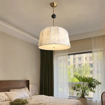 Lampe de bureau en bois massif style rétro romantique motif Nanyang — LZ4X9T1