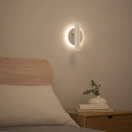 Applique murale minimaliste à double source lumineuse rotative — LZ4X9T2