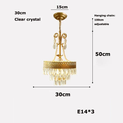 Lustre LED en cristal forme goutte d'eau pour éclairage élégant — LZ4X9M
