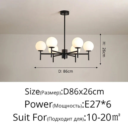 Lustre en verre au design médiéval pour décoration intérieure moderne — LZ4P9XJ