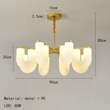 Suspension lumineuse en acrylique pour décoration moderne — LZ4X9P7Q
