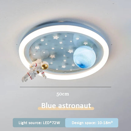 Plafonnier décoratif enfant thème licorne et astronaute — LZ4X9T1
