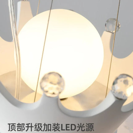 Lustre suspension lumière chaude design moderne pour chambre fille — LZ4X9P2