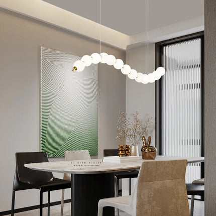 Lustre suspension acrylique pour cuisine, bar et magasin — LZ4X7Q9T