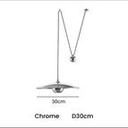 1 tête Chromée D30cm